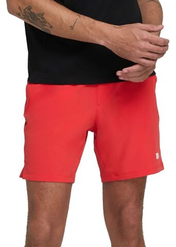 Мужские теннисные шорты Wilson Team Short 7" - красный