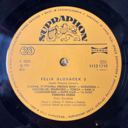 Винтажная виниловая пластинка LP Ladislav Staidl Se Svym Orchestrem, Felix Slovacek II Мелоди Чешских Фильмов (Чехословакия 1981)