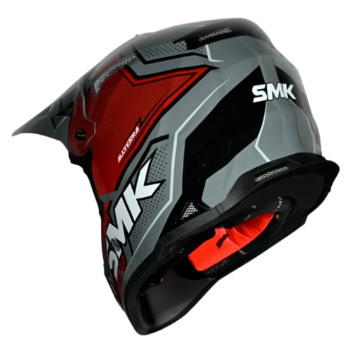 Шлем SMK ALLTERRA MAVERIX, цвет серый/красный (2XL)