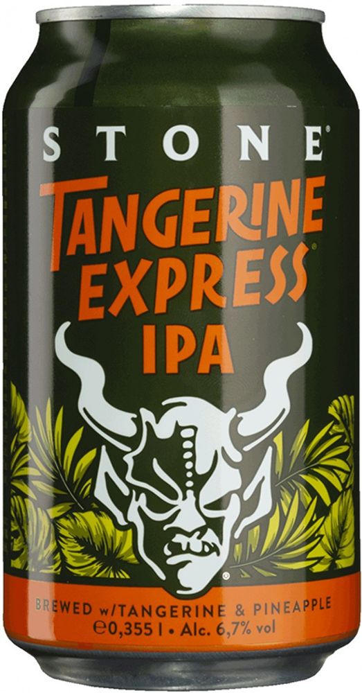 Пиво Stone Tangerine Express IPA 0.33 л. - ж/б(6 шт.)