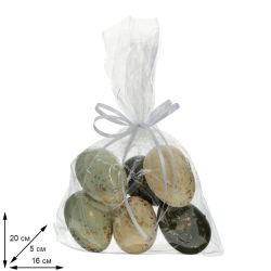 GAEM Набор из 6-ти изделий декоративных "Яйцо пасхальное" (4*6), L16 W5 H20 см