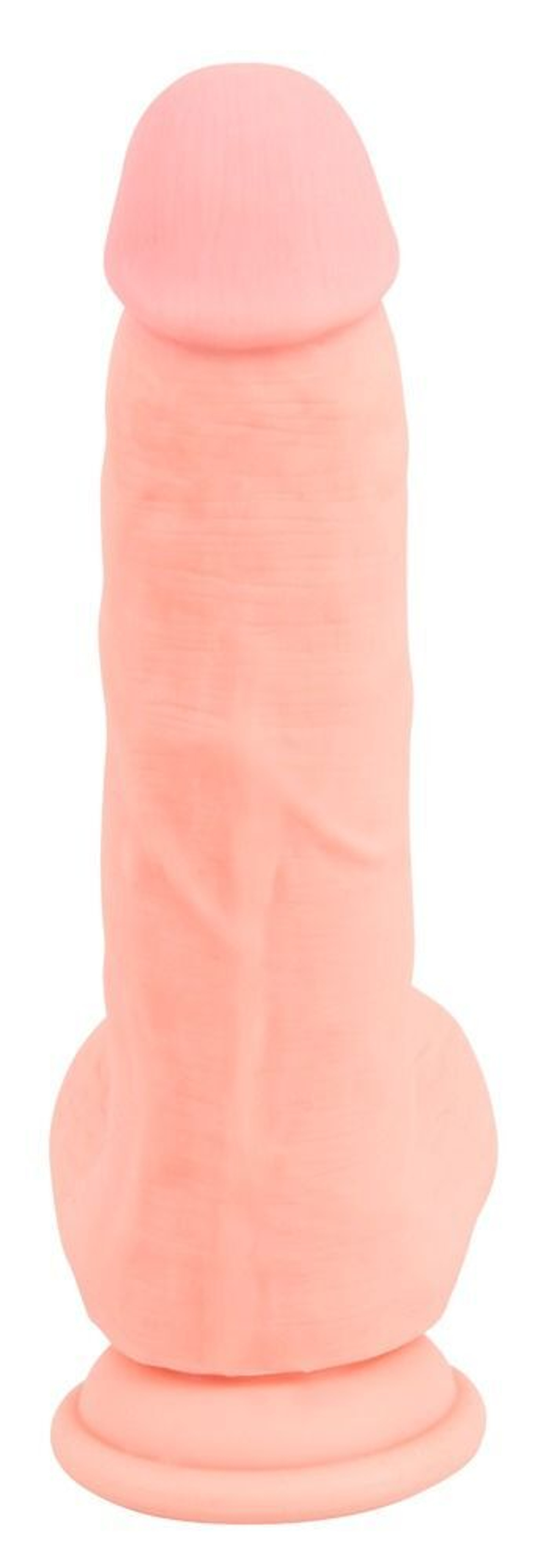 Фаллоимитатор Medical Silicone Dildo - 20 см. (Цвет: телесный)