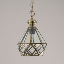 Citilux Витра-1 CL442110 Подвесной светильник витражный Бронза