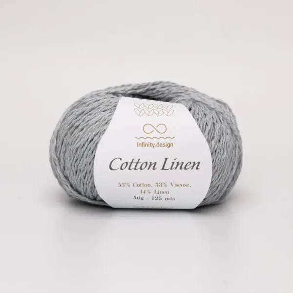 Cotton Linen (53% хлопок, 33% вискоза, 14% лен) 125м/50гр