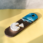 Доска разделочная из древесины сибирского кедра с эпоксидной смолой. RD80