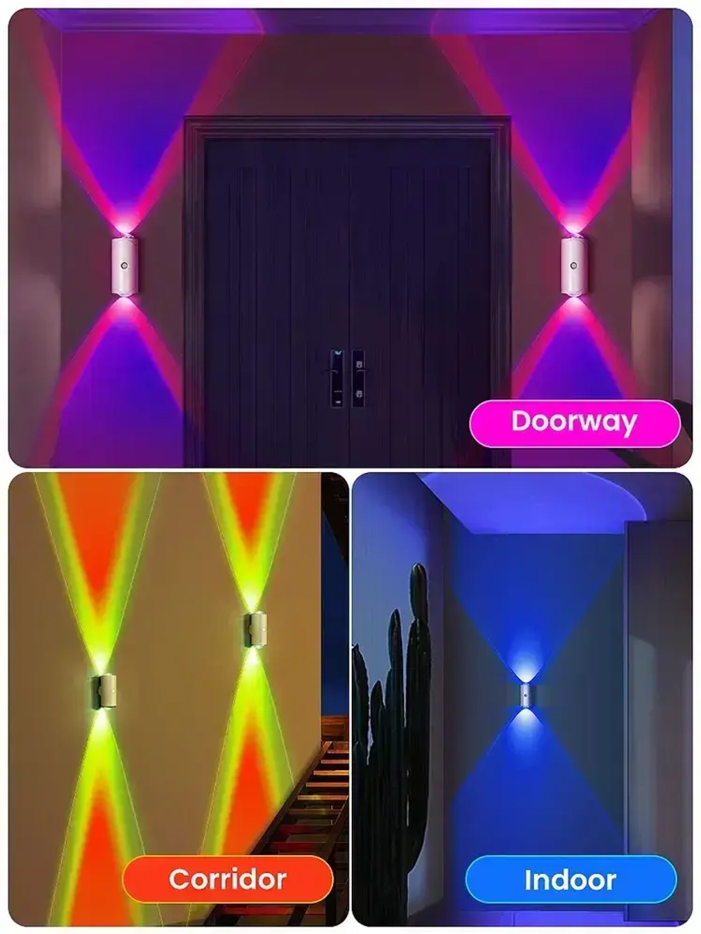 Ночник, лампа закат RGB, ночник рассвета