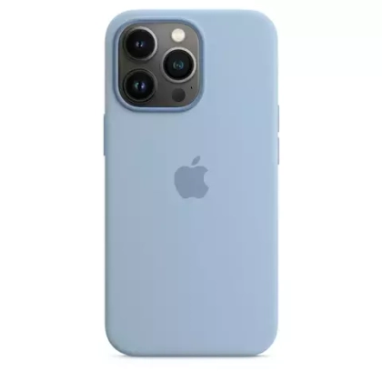 Чехол силиконовый для IPhone 13 Pro Max Blue Fog (MN693FE/A)