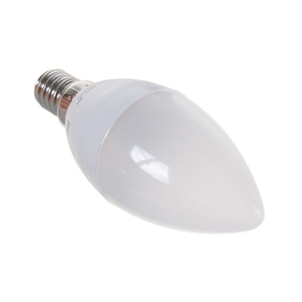 Лампа светодиодная LED Онлайт C37, свеча, 10W, 4000 K, E14, матовая, холодный свет