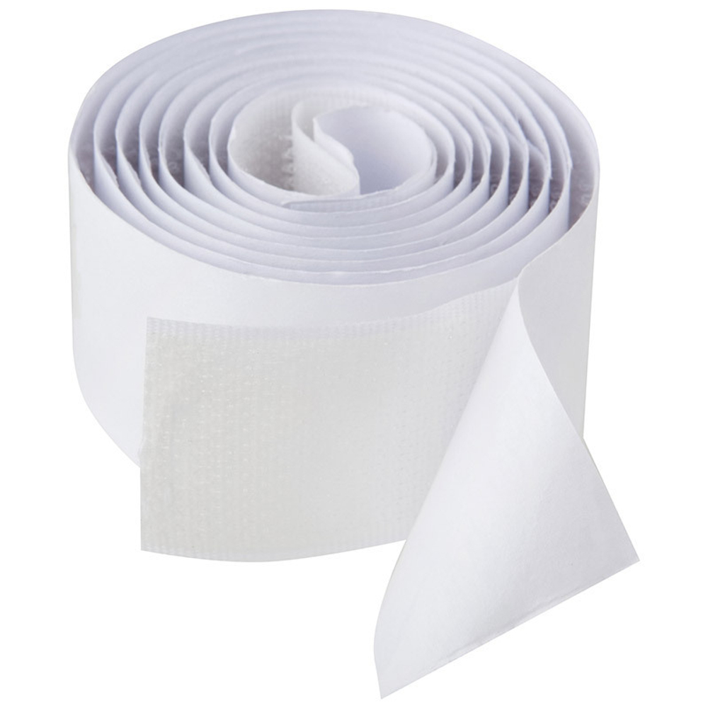 Лента-липучка самоклеящаяся 25мм*1м, цвет белый