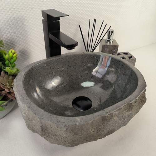 Раковина из андезита Erozy Grey EA-65562 36*31*15 0037