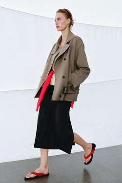 ZARA ДЖЕМПЕР ИЗ ТОНКОГО ТРИКОТАЖА С V-ОБРАЗНЫМ ВЫРЕЗОМ, ЦВЕТ СЛОНОВОЙ КОСТИ