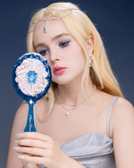 Flower Knows Moonlight Mermaid Hand Mirror - Blue