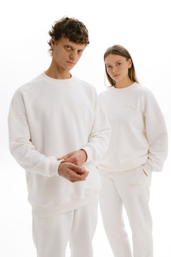 Толстовка Mazzika Unisex удлиненная, цвет молоко