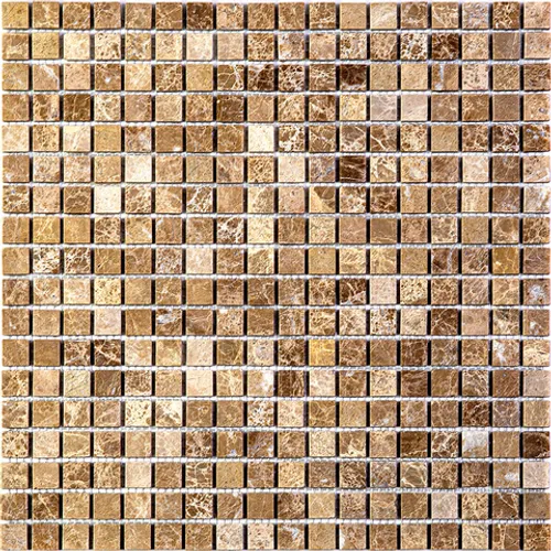 Madrid-15 slim Matt мозаика Bonaparte из натурального камня бежевый квадрат