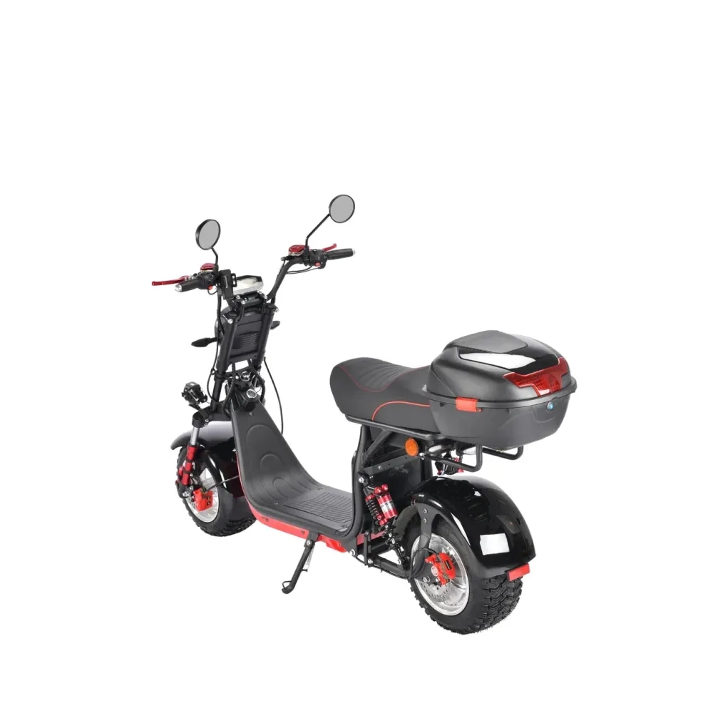 Электроскутер CityCoco White Siberia PRO+ 2500w Черный