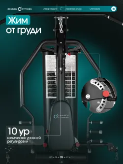 Силовой комплекс OXYGEN FITNESS IRON полукоммерческий