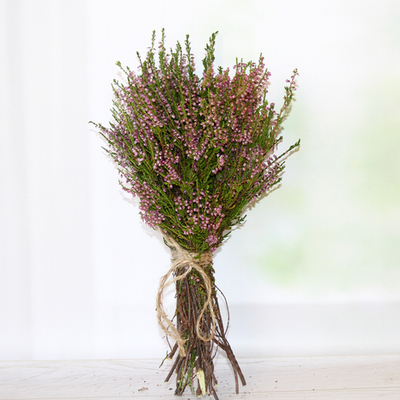 Букет сухоцветов  из Вереска натурального, 30х18 см