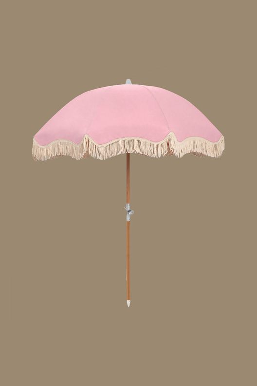 Зонт с бахромой розовый / La Sorella