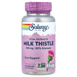 Solaray, Vital Extracts, расторопша, 60 растительных капсул