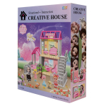 Дом для куклы с фигуркой и аксессуарами, коробка 666-9P-1