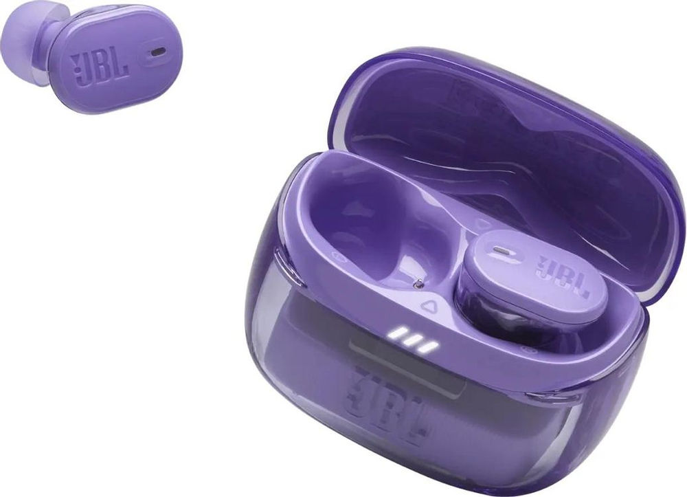 Наушники JBL Tune Buds 2 Ghost, Bluetooth, внутриканальные, фиолетовый [jbltbuds2gmae]