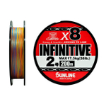 Шнур плетеный SUNLINE INFINITIVE 4 200 (5C) #0.6/12lb