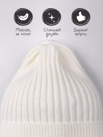 Шапка для девочки осенняя вязаная