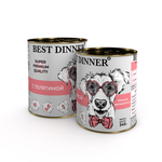 Best Dinner Super Premium С Телятиной для собак (упаковка 6 шт * 340 г)