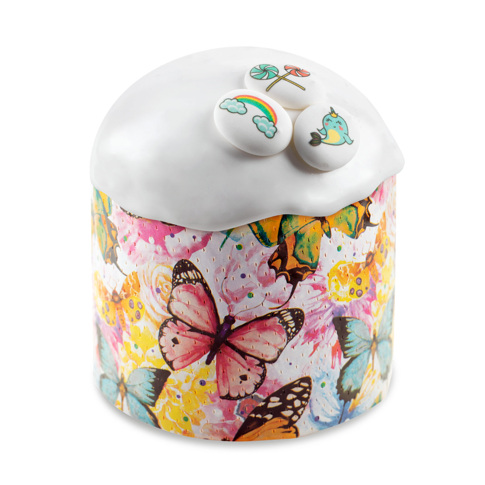 Форма бумажная для кулича d70xh60мм