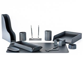 Настольный набор из кожи Cuoietto серии Business из 11 предметов (NBCCar11.1)