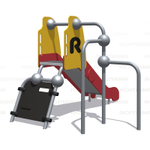 Детский спортивно-игровой комплекс с горкой серия "Сфера" Romana 057.05.00