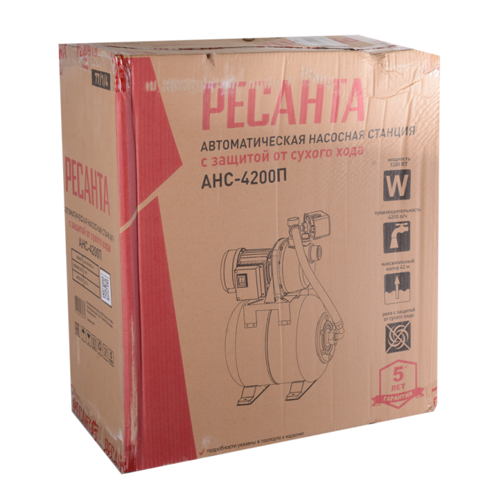 Автономная насосная станция Ресанта АНС-4200П