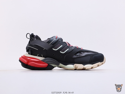 Кроссовки Track Trainers Black/Beige/Red