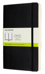 Блокнот Moleskine Classic Soft Expended (QP618EXP) 13х21см 400стр. без линовки, мягкая обложка, черный