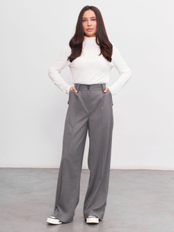 Брюки женские палаццо, Модный дом Виктории Тишиной, Амара 112-21-2, размер 46