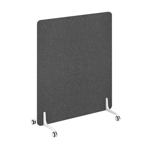 MP.1238.1470/ Перегородка на металлических опорах, на роликах 1238x26x1470