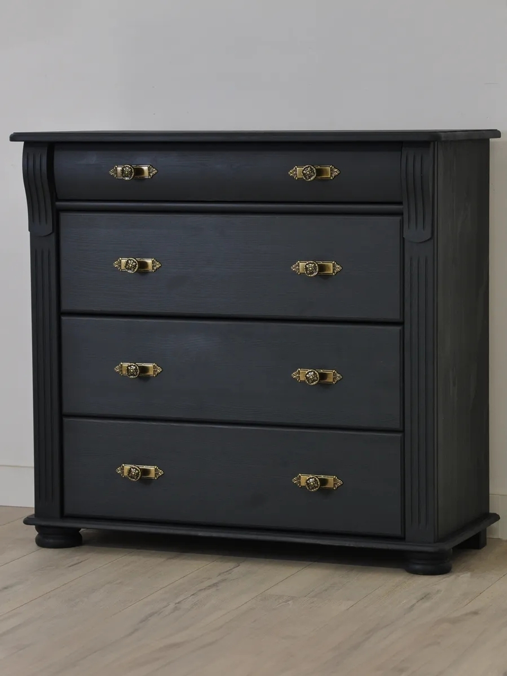 Комод деревянный 91х42х85 Сюзанна 4 ящика