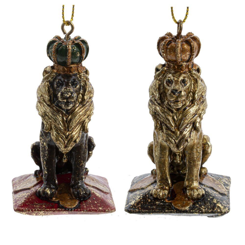 GAEM Фигурка декоративная подвесная "Лев", L4 W4 H8 см, 2в.