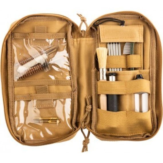 Набор для чистки походный Helios кал. 7,62мм 12 предм., в тканевом чехле HS6230-30