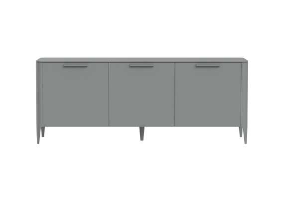 Тумба Type 3 двери ширина 180 см (серый)