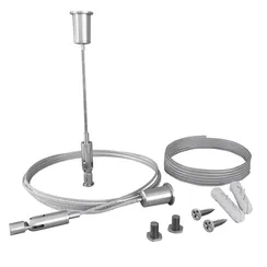 Комплект подвесов для радиусного профиля 2 м с проводом питания Led Strip alm-3535r-pe-2m