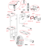Инсталляция для унитазов AlcaPlast Sadromodul Slim AM1101/1200