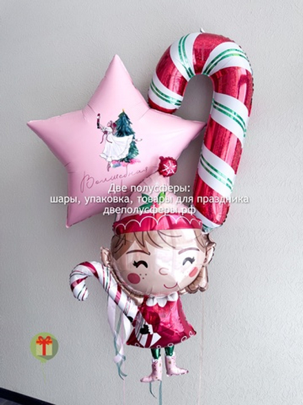 Набор эльф с леденцом