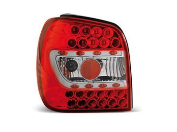 Задние фонари VW Polo 3 6N red white led