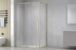Душевой уголок Royal Bath BERN-S 140х90 RB9140-T-GD стекло прозрачное/профиль золото