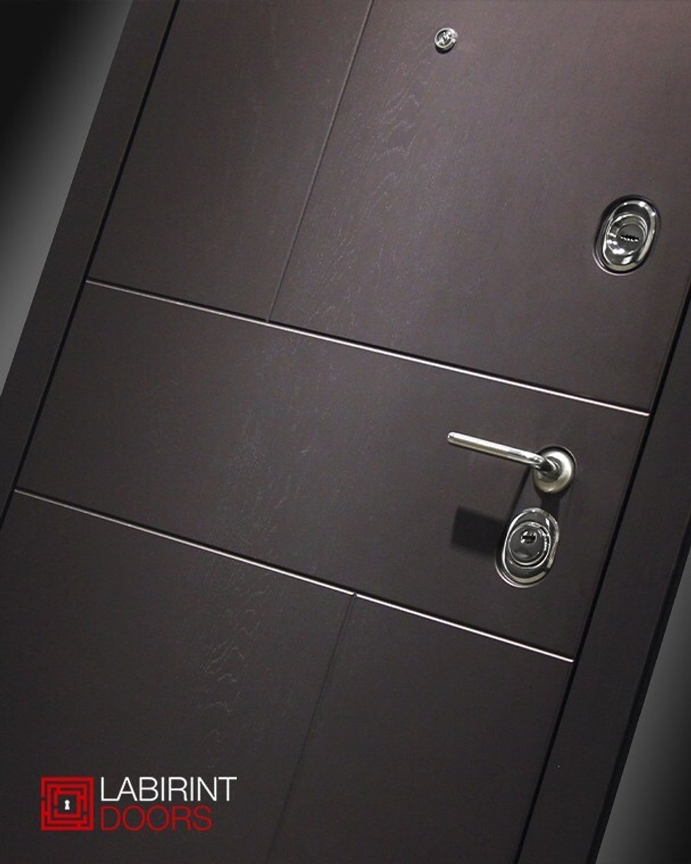 Дверь Входная Лабиринт URBAN 31 Черный кварц