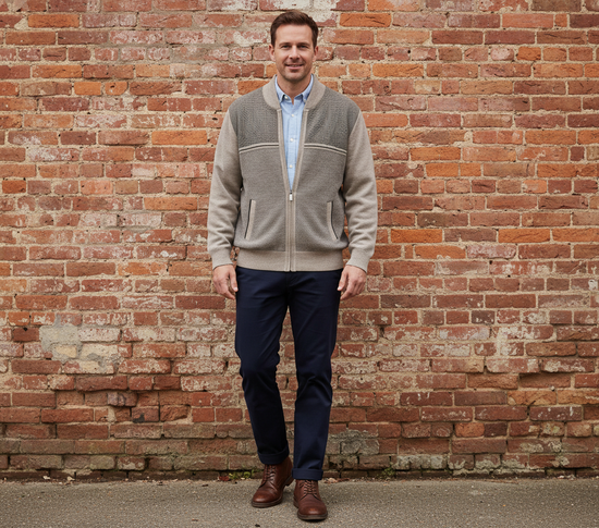 p-p 56-66. Жакет шерстяной "COLORBAR" Турция. Разъемный замок. BATAL