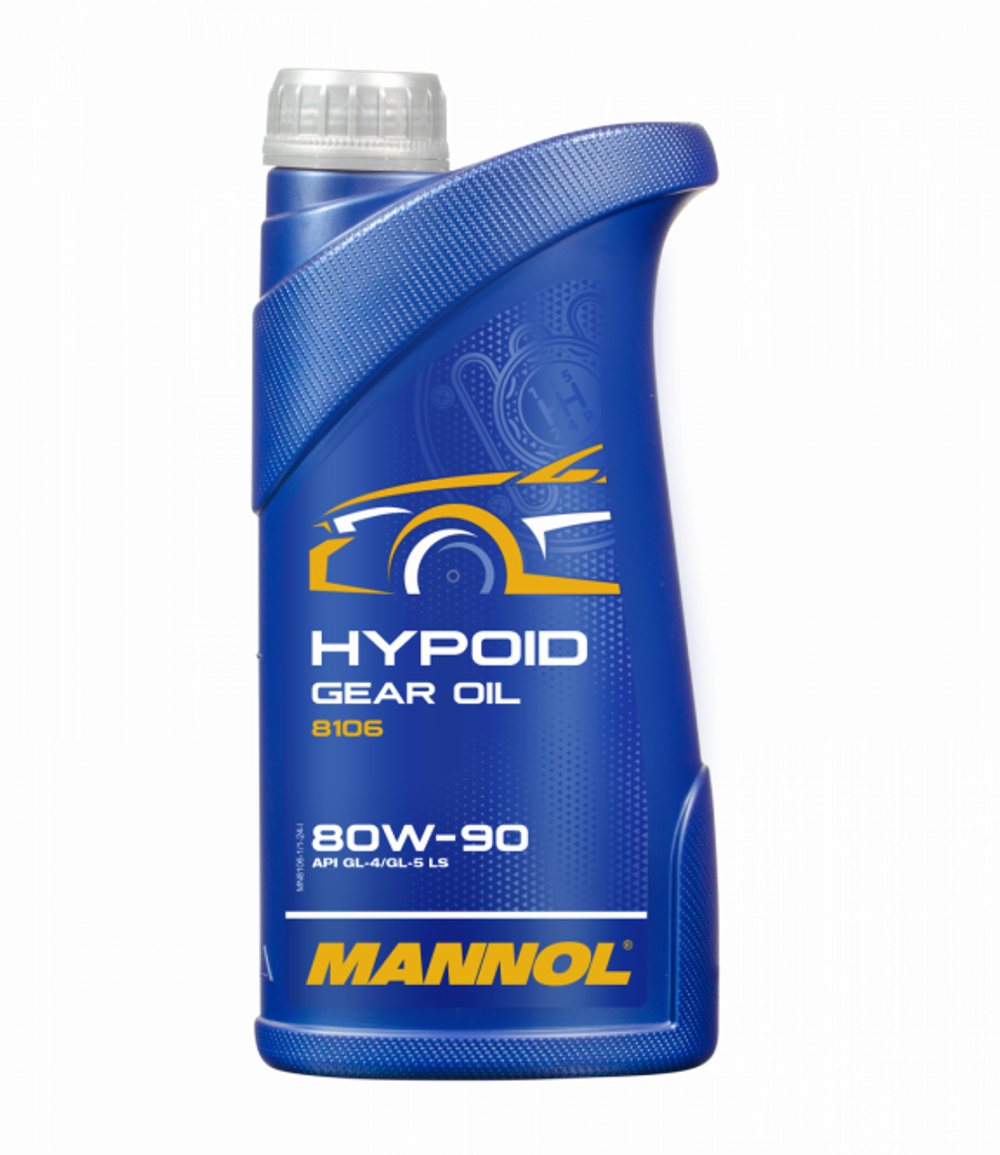 Масло трансмиссионное Mannol Hypoid Getriebeoel 80W-90,  API GL4/GL5 LS, 1 л