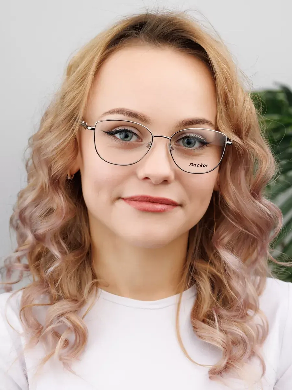 Оправа для очков для зрения металлическая брендовая