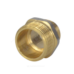 Ниппель латунь никель переходной Ду 15х8 (1/2"х1/4") НР 9023 ГОСТ 32585-2013 Aquasfera 9023-01
